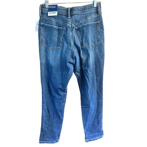 Old Navy Girls OG Straight-High rise-Button Fly Jeans Sz 18 NWT - Picture 2 of 8